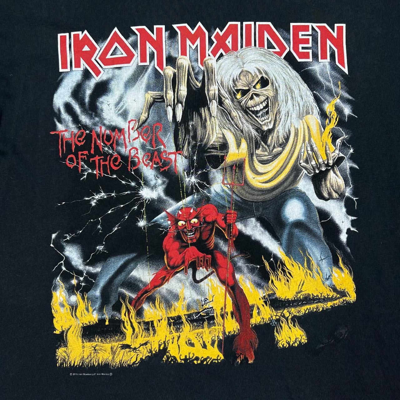Iron maiden t shirt bershka best sale
