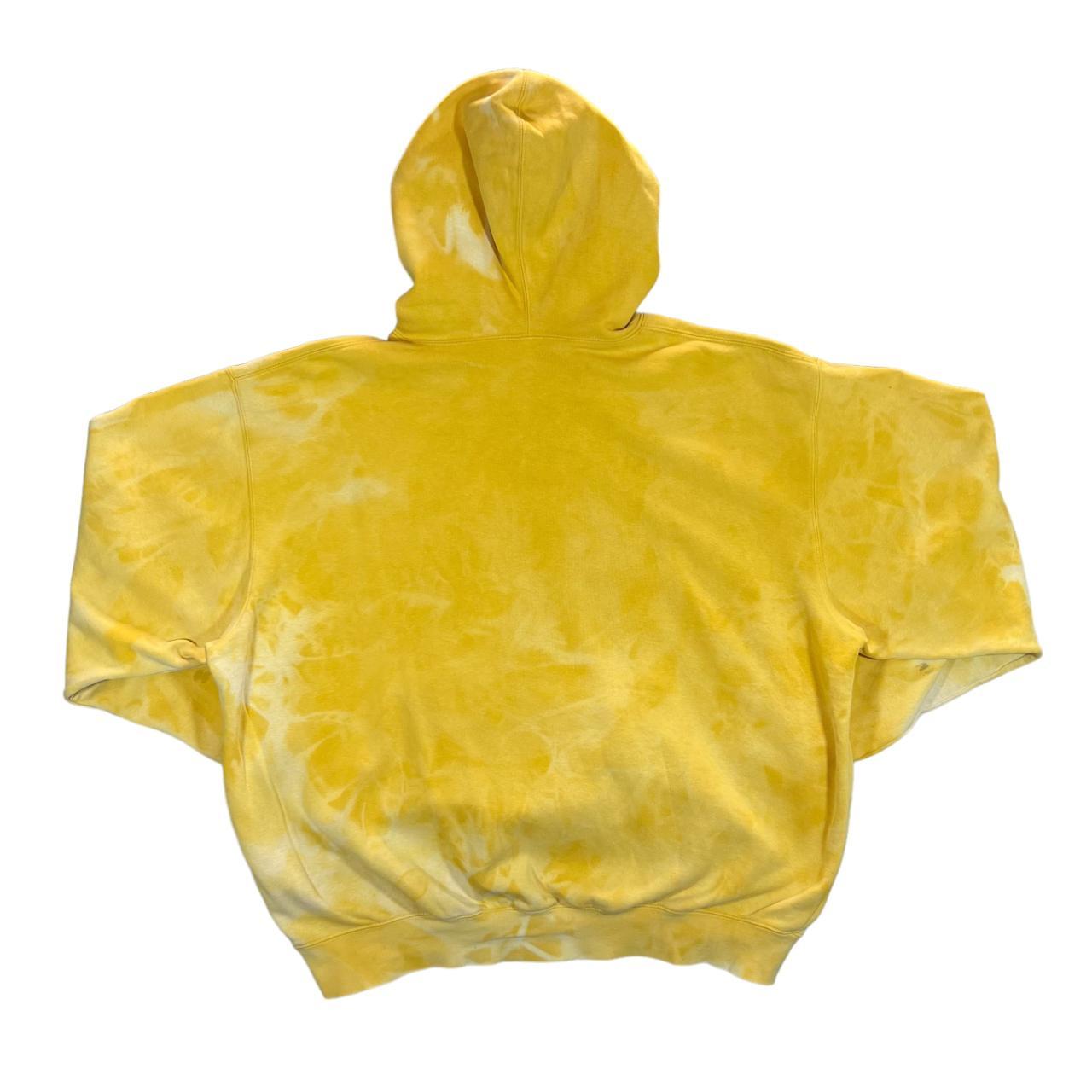 yellow tie dye nike hoodie