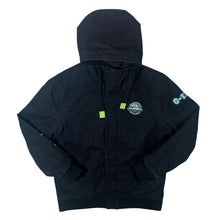 Load image into Gallery viewer, Adult Swim EMP Rick And Morty TV Show Graphic Zip Hooded Bomber Jacket
