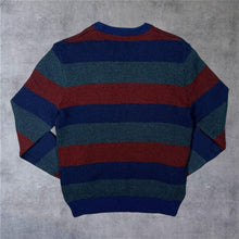 Load image into Gallery viewer, GAP Colour Block Lambswool Nylon Knit Crewneck Sweater Jumper
