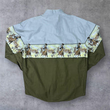 Load image into Gallery viewer, Vintage Roper Cowboy Western Patterned Popper Long Sleeve Cotton Shirt
