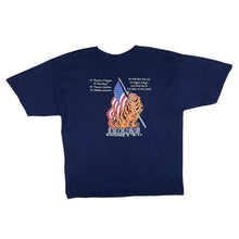 Load image into Gallery viewer, Vintage FDNY ENGINE 6 Firefighter Tribute Souvenir Graphic Navy Blue T-Shirt
