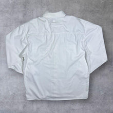 Load image into Gallery viewer, Vintage John Baner Cowboy Western Lace Panel White Cotton Popper Long Sleeve Shirt
