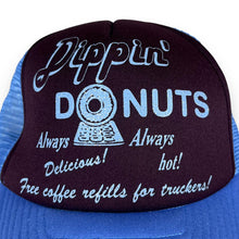 Load image into Gallery viewer, Vintage DIPPIN&#39; DONUTS Souvenir Graphic Mesh Trucker Baseball Cap

