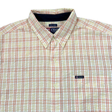 Load image into Gallery viewer, Early 00&#39;s CHAPS Classic Pastel Check Polyester Cotton Short Sleeve Button-Up Shirt
