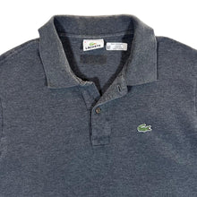 Load image into Gallery viewer, Early 00&#39;s LACOSTE Classic Embroidered Mini Croc Logo Grey Short Sleeve Polo Shirt
