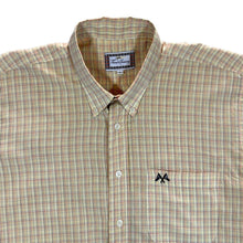 Load image into Gallery viewer, Vintage THOMAS BURBERRY Classic Plaid Check Pocket Logo Short Sleeve Button-Up  Shirt
