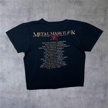 Load image into Gallery viewer, Powerwolf “Metal Mass Tour 2017” Graphic Spellout Power Heavy Metal Band T-Shirt
