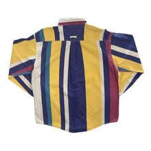 Load image into Gallery viewer, Vintage 90&#39;s Cotton Supply Co. Multi Striped Cotton Long Sleeve Button-Up Shirt
