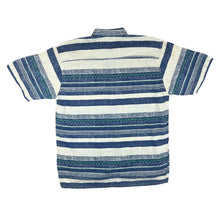 Load image into Gallery viewer, Vintage 90's TALK OF THE TOWN Patterned Striped Short Sleeve Flannel Shirt
