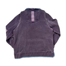 Load image into Gallery viewer, FAT FACE "Airlie" Corduroy Cord Collar Washed Purple 1/4 Zip Pullover Sweatshirt
