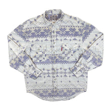 Load image into Gallery viewer, Vintage Big Star Aztec Patterned Cowboy Western Popper Long Sleeve Shirt
