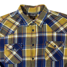 Load image into Gallery viewer, Atlas For Men Western Style Plaid Check Long Sleeve Cotton Flannel Shirt
