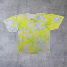 Load image into Gallery viewer, Vintage Nike Basketball Swoosh Logo Spellout Yellow Graphic Tie Dye T-Shirt
