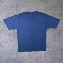 Load image into Gallery viewer, Vintage Port Dover Stamp Canada Souvenir Graphic Blue Cotton T-Shirt
