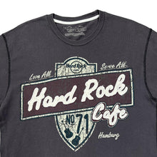 Load image into Gallery viewer, HARD ROCK CAFE &quot;Hamburg&quot; Embroidered Spellout Souvenir Graphic T-Shirt
