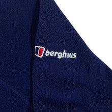 Load image into Gallery viewer, Berghaus Classic Mini Sleeve Logo Purple Blue 1/4 Zip Fleece Sweatshirt Top
