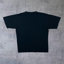 Load image into Gallery viewer, Vintage B&amp;C Wolf Native American Dream Catcher Graphic Black T-Shirt
