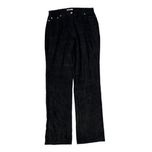 Load image into Gallery viewer, ITEM &amp; CO. Classic Straight Leg Black Corduroy Cord Trousers
