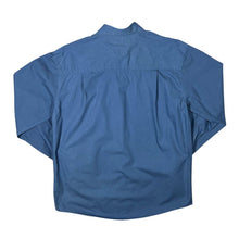 Load image into Gallery viewer, Atlas For Men Cowboy Western Blue Cotton Long Sleeve Shirt
