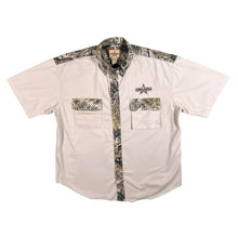 Load image into Gallery viewer, Dallas Cowboys Outdoors Camo Pattern Safari Short Sleeve Button-Up Shirt
