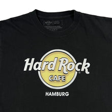 Load image into Gallery viewer, HARD ROCK CAFE &quot;Hamburg&quot; Classic Souvenir Logo Spellout Graphic T-Shirt
