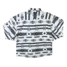 Load image into Gallery viewer, Vintage 90&#39;s Oxbow Jeans Aztec Crazy Patterned Long Sleeve Cotton Flannel Shirt
