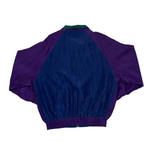 Load image into Gallery viewer, Vintage 90’s ROBERT STOCK Colour Block Festival Silk Lightweight Windbreaker Jacket
