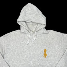 Load image into Gallery viewer, Early 00’s HANES Embroidered Chinese Characters Writing Motif Pullover Hoodie
