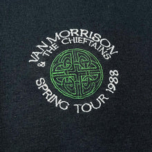 Load image into Gallery viewer, Vintage VAN MORRISON &amp; THE CHIEFTAINS &quot;Spring Tour 1988&quot; Rock Music Band Collared Sweatshirt
