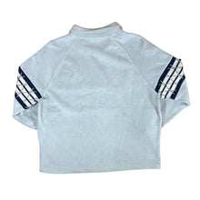 Load image into Gallery viewer, Vintage ACTIVE SWISS DESIGN Snowflake Woven Panel 1/2 Zip Fleece Sweatshirt
