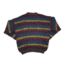 Load image into Gallery viewer, Vintage 90&#39;s GIANI MANNUCCI Made In Italy Grandad Patterned Alpaca Wool Acrylic Knit Crewneck Sweater Jumper
