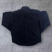 Load image into Gallery viewer, Vintage Marlboro Classics Mini Logo Black Cotton Long Sleeve Button-Up Shirt
