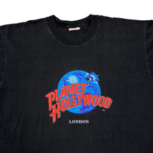 Load image into Gallery viewer, Vintage 90’s PLANET HOLLYWOOD “London” Souvenir Logo Spellout Graphic T-Shirt
