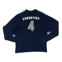 Load image into Gallery viewer, ADIDAS &quot;Argentina 4&quot; Classic Three Stripe Black Long Sleeve T-Shirt
