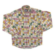 Load image into Gallery viewer, Vintage Chipie Westerner Cowboy Patchwork Patterned Popper Long Sleeve Shirt
