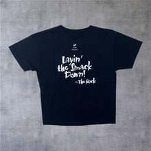 Load image into Gallery viewer, Vintage Screen Stars WWF (1998) The Rock “Layin’ The Smack Down” Wrestling T-Shirt
