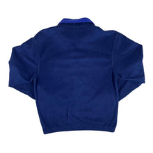 Load image into Gallery viewer, Vintage ADIDAS Classic Embroidered Mini Logo Blue Zip Fleece Sweatshirt
