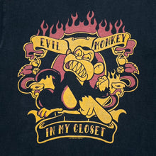 Load image into Gallery viewer, FAMILY GUY (2008) “Evil Monkey In My Closet” Character TV Show Spellout Graphic T-Shirt
