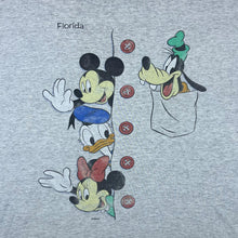 Load image into Gallery viewer, Vintage Sherry's Best DISNEY "Florida" Character Souvenir Spellout Graphic Grey T-Shirt

