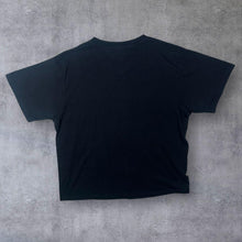 Load image into Gallery viewer, Early 00's Spiral Gothic Fantasy Wolf Graphic Black V-Neck T-Shirt
