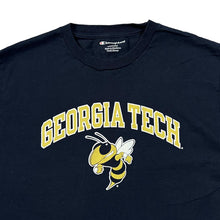 Load image into Gallery viewer, Champion NCAA GEORGIA TECH YELLOW JACKETS College Sports Spellout Graphic T-Shirt
