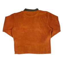 Load image into Gallery viewer, Vintage CANDA C&amp;A Classic Orange Khaki 1/4 Zip Fleece Sweatshirt
