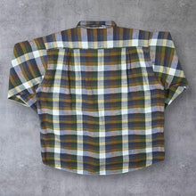 Load image into Gallery viewer, Vintage Tom Tailor Multi Plaid Check Long Sleeve Cotton Flannel Shirt
