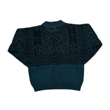 Load image into Gallery viewer, Vintage GENERAL GRANT COTTON COMPANY Grandad Patterned Acrylic Wool Knit Sweater Jumper
