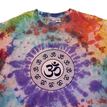 Load image into Gallery viewer, Early 00’s SIESTA Made In Nepal Spiritual Hippy Motif Graphic Tie Dye T-Shirt
