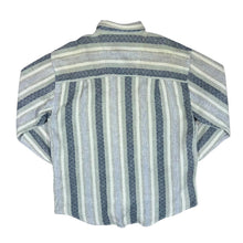 Load image into Gallery viewer, Vintage 90&#39;s AMERICAN TRADE Multi Striped Long Sleeve Flannel Shirt
