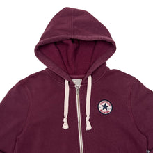 Load image into Gallery viewer, CONVERSE ALL STAR Classic Embroidered Mini Patch Logo Zip Hoodie
