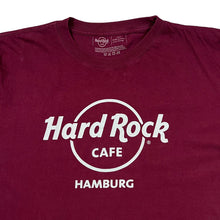 Load image into Gallery viewer, HARD ROCK CAFE &quot;Hamburg&quot; Classic Souvenir Logo Spellout Graphic T-Shirt
