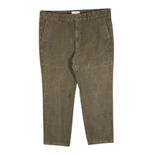 Load image into Gallery viewer, M&amp;S Marks &amp; Spencer Classic Khaki Brown Straight Leg Corduroy Cord Trousers
